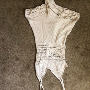 Romper crocheted boho